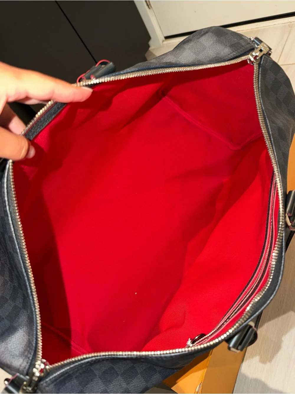 Louis Vuitton Keepall Bandoulière 50 Damier Graphite
